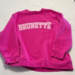 Brunette the Label Fuchsia Sweatshirt